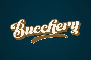 Bucchery font