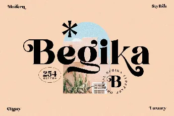 Begika Modern and Classy Serif font