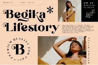 Begika Modern and Classy Serif font