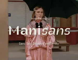 Manisans Family font