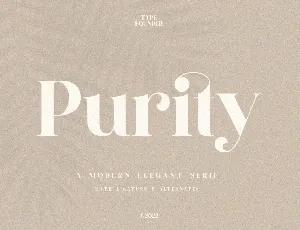 Purity font