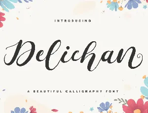 Delichan font