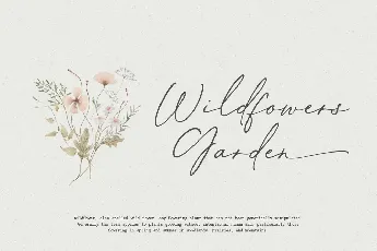 Blooming Heart font