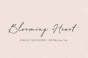 Blooming Heart font