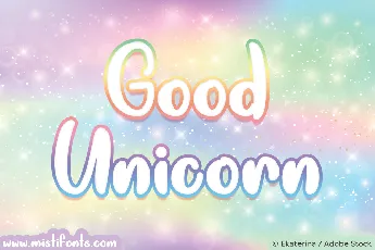 Good Unicorn font