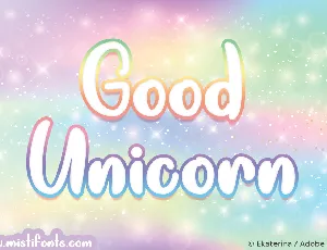 Good Unicorn font