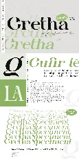 Gretha font