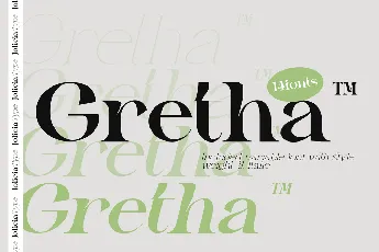 Gretha font