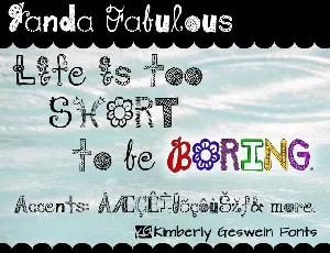 Janda Fabulous font