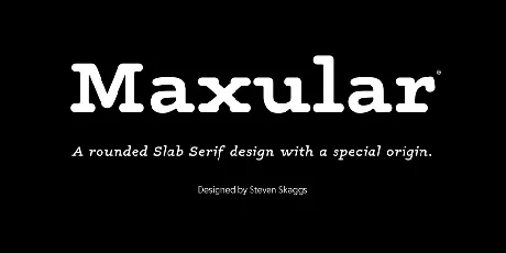 Maxular font