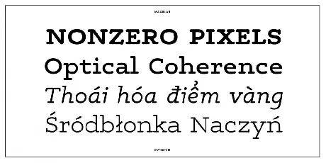 Maxular font