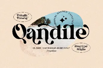 Qandile Modern Serif font