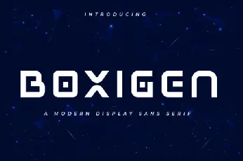 Boxigen font