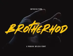 Brotherhod Brush font