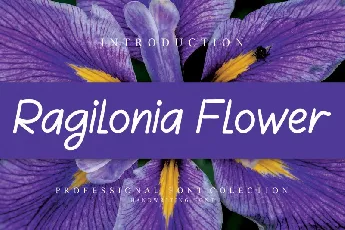 Ragilonia Flower Handwritten font