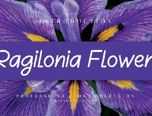 Ragilonia Flower Handwritten font