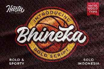 Bhineka Script font