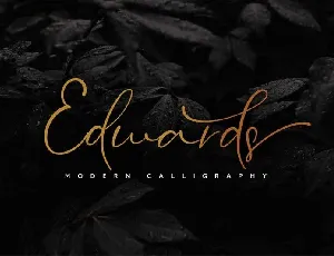 Edwards font