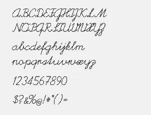 Helvetia Script font