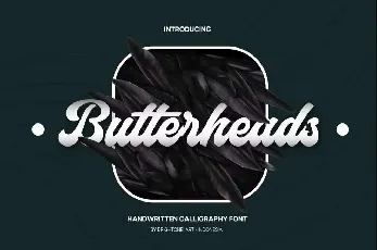 Butterheads font