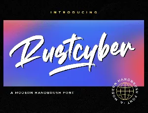 Rustcyber font