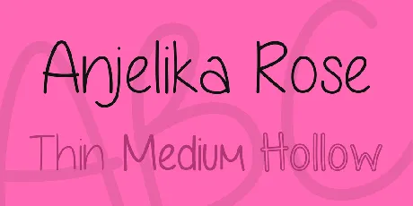 Anjelika Rose font