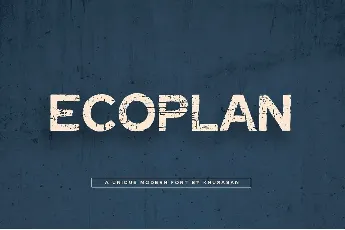 Ecoplan font