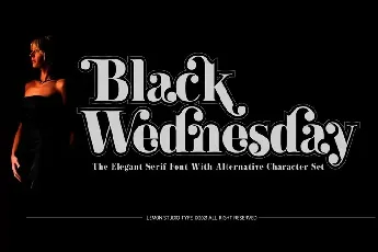 Black Wednesday font