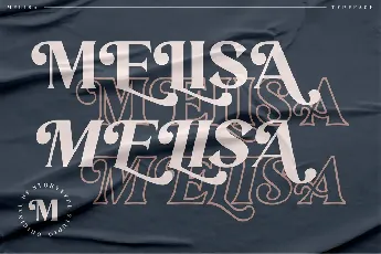 MELISA Modern Serif font