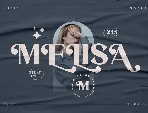 MELISA Modern Serif font