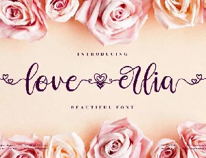 Love Erlia font