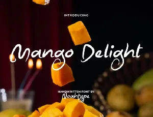 Mango Delight font