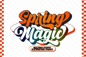 Spring Magic font