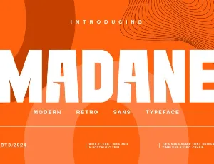 Madane font