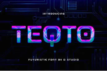 Teqto Demo font