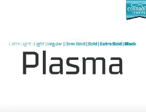 Plasma Family font