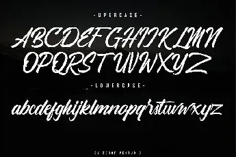 Hattachy Modern Script font