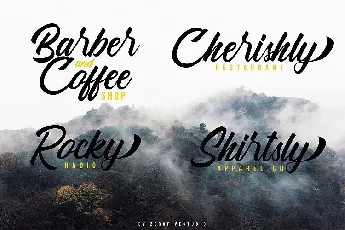 Hattachy Modern Script font