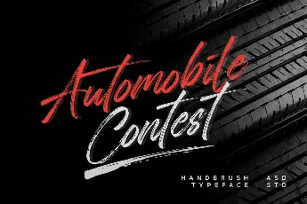 Automobile Contest font