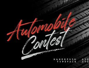 Automobile Contest font