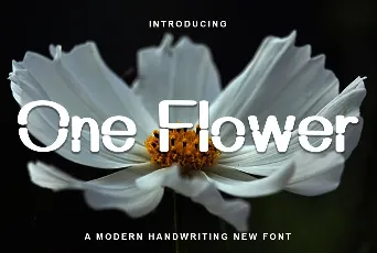 One Flower font