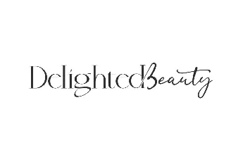 Delighted B Demo font