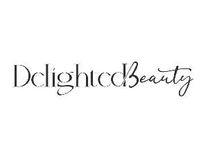 Delighted B Demo font