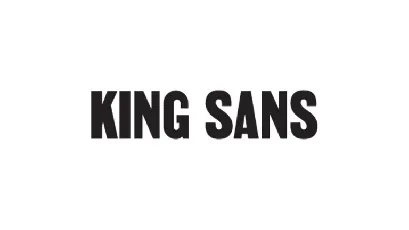 King Sans font