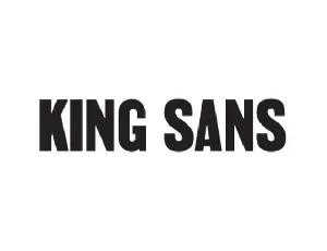 King Sans font