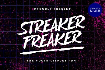 Streaker Freaker font