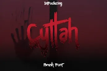 Cyttah Graffiti font