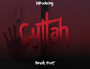 Cyttah Graffiti font