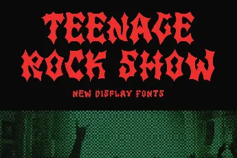 Teenage Rock Show font