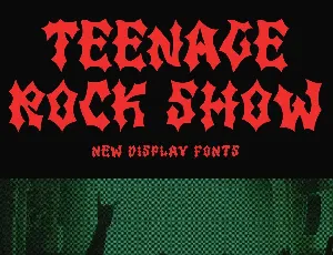 Teenage Rock Show font